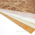 Painel de folha de mármore de mármore UV à prova d'água plástico